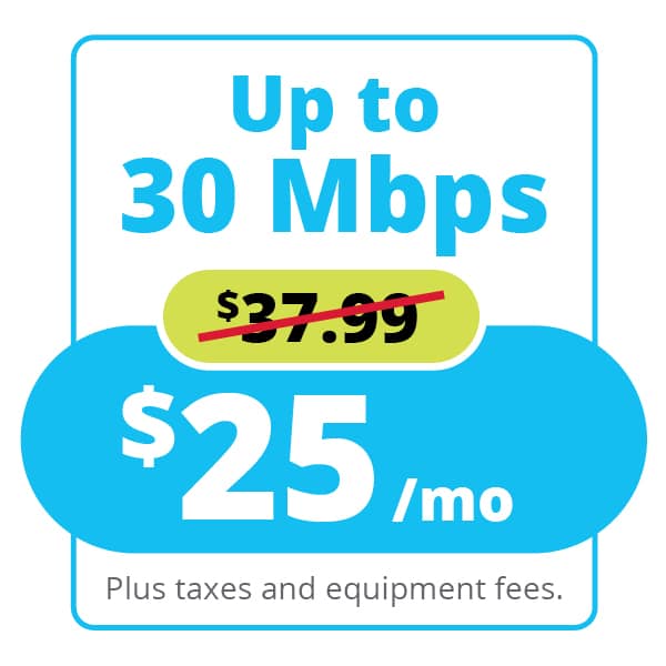 Nuvera Copper Internet Price Lock 30 Mbps