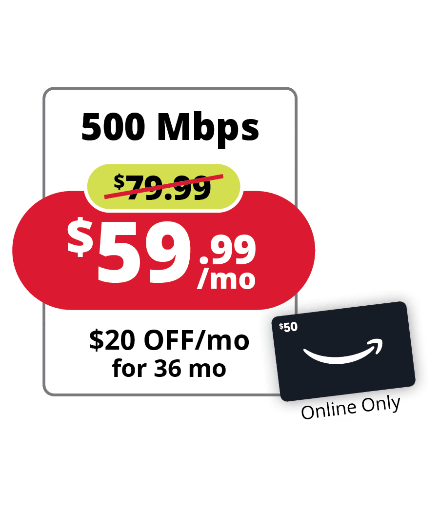Nuvera Fiber Price Locks 500 Mbps